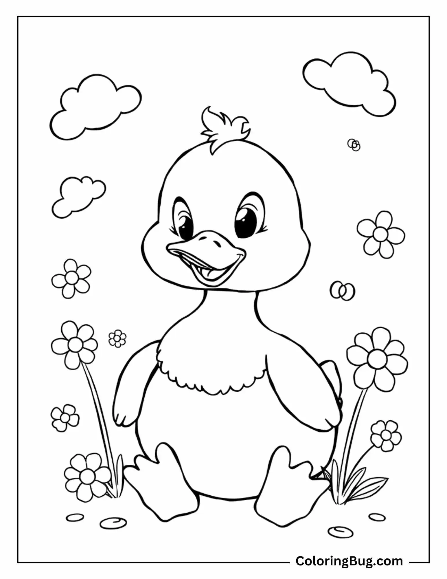 60 duck coloring pages free printable pdfs 