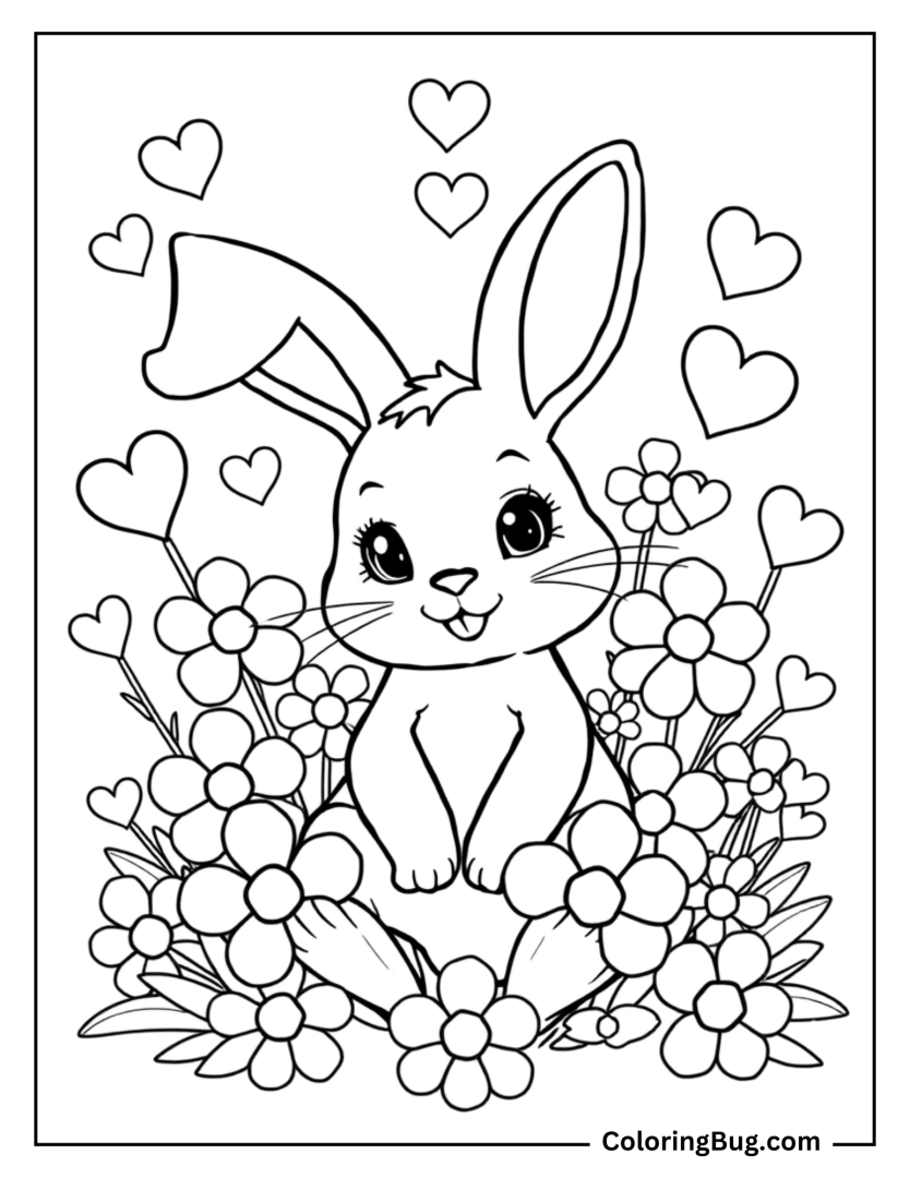 58 Cute Rabbit Coloring Pages (Free Printable PDFs)