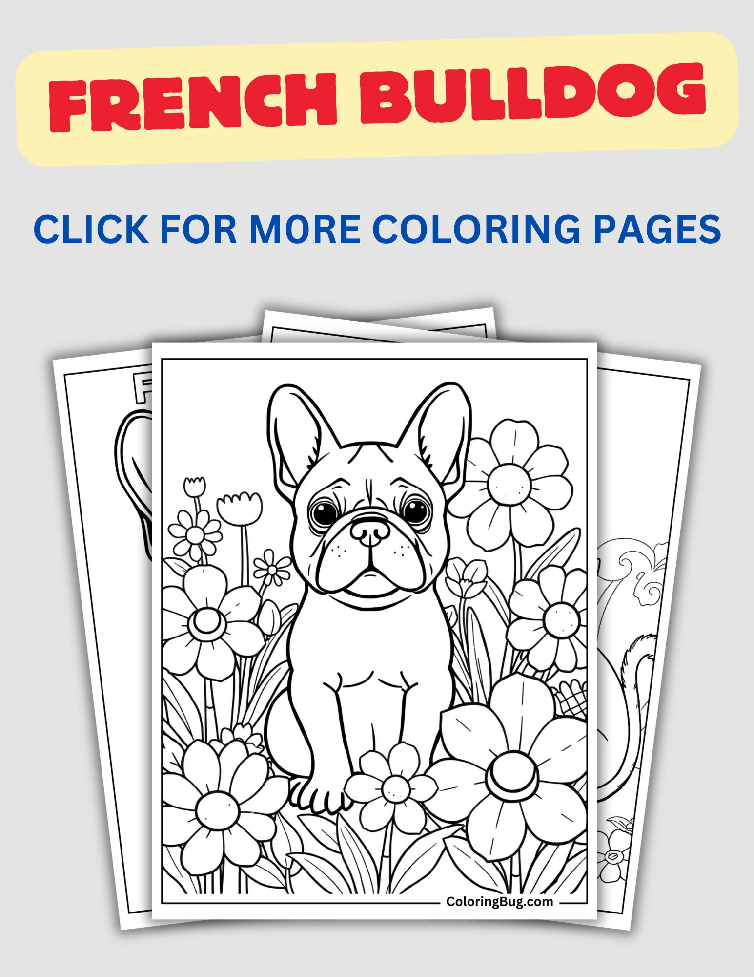 French Bulldog Coloring Pages