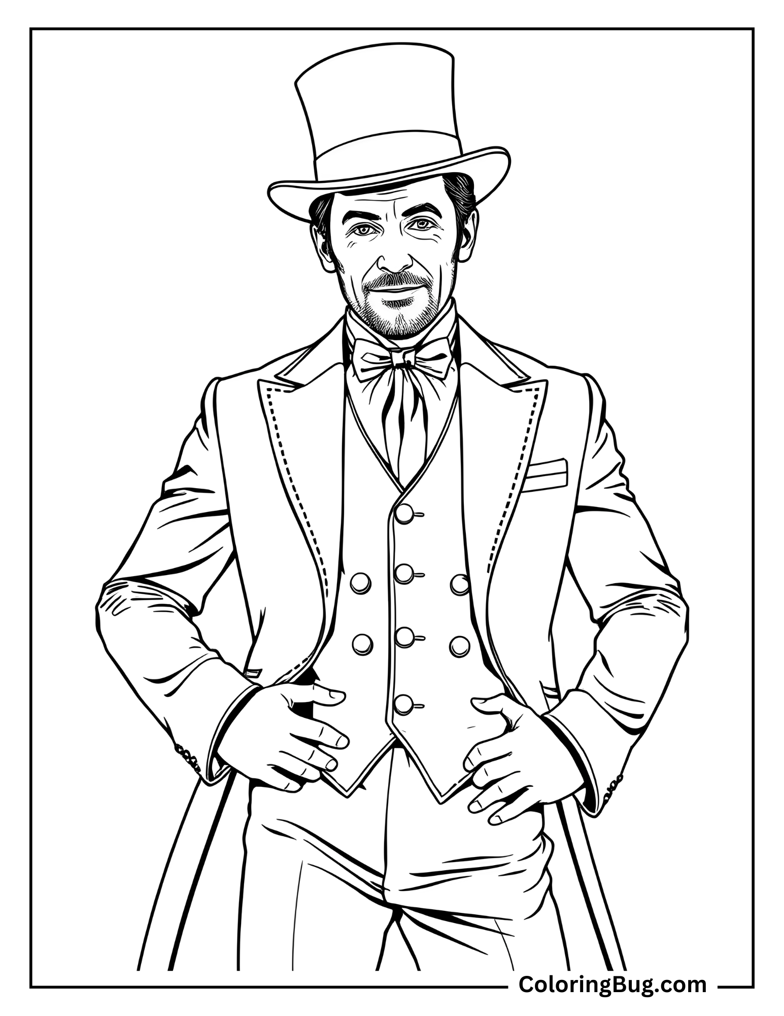 8 The Greatest Showman Coloring Pages (Free Printable PDFs)