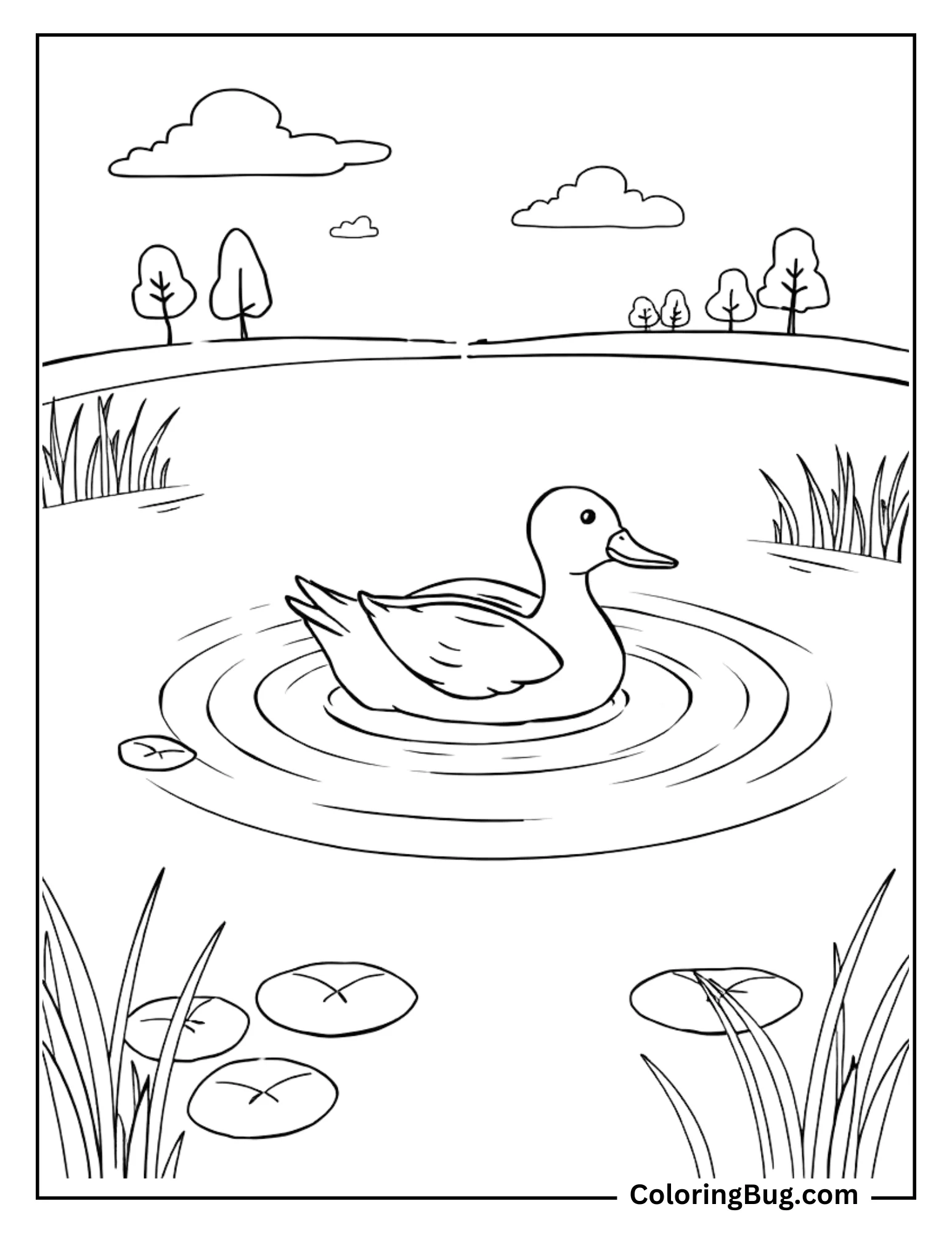 60 duck coloring pages free printable pdfs 
