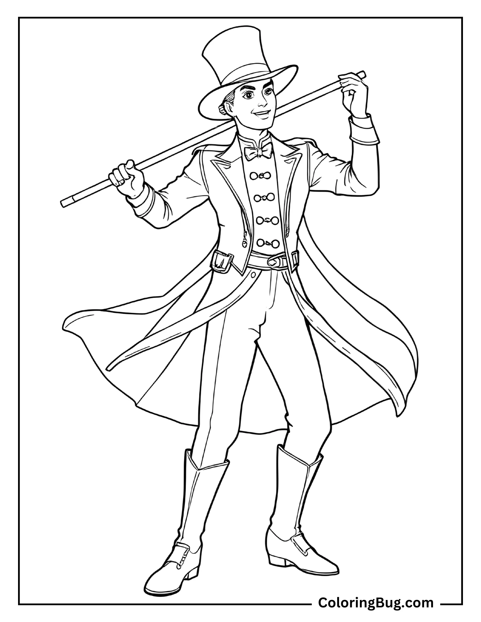 The Greatest Showman coloring page
