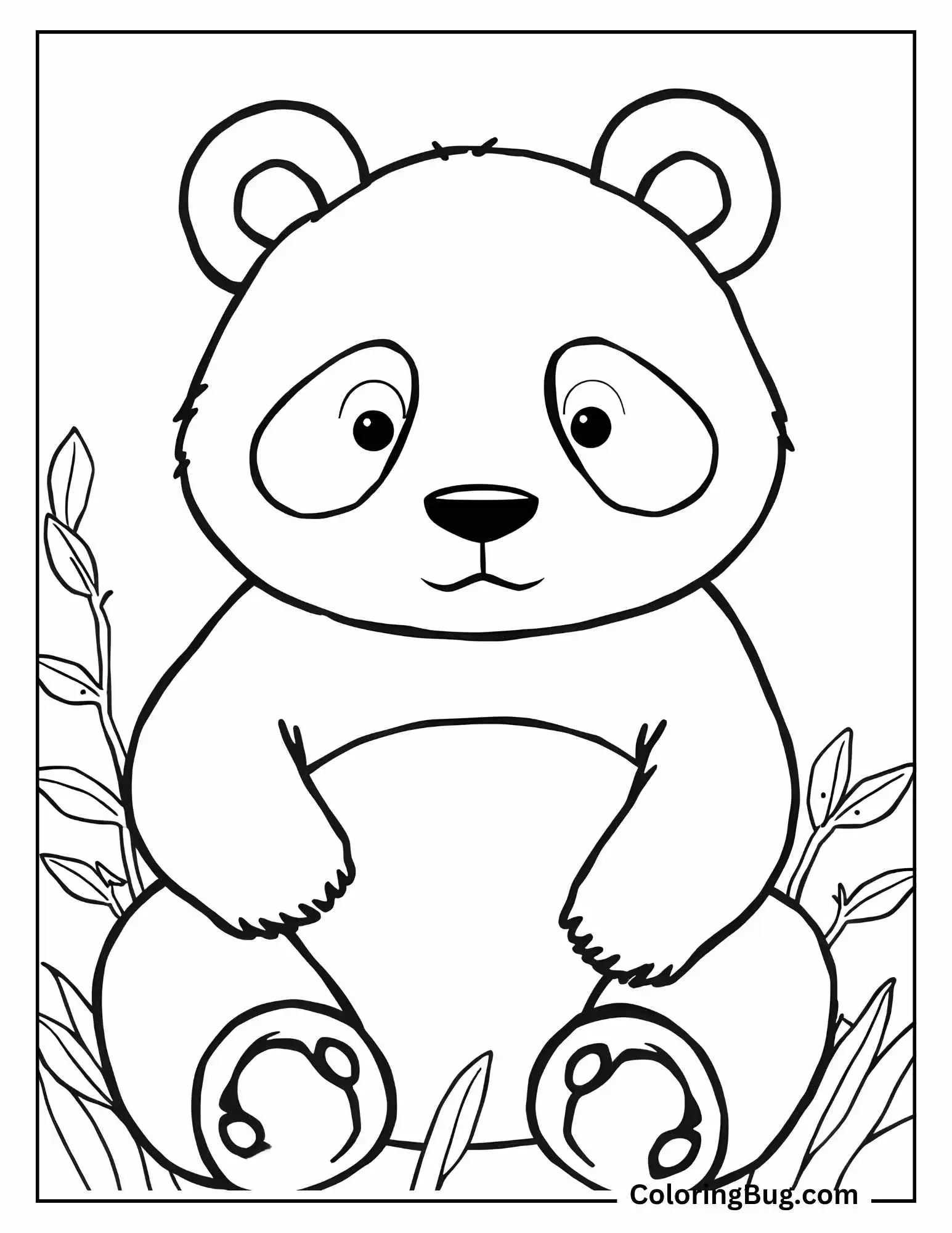 24 Panda Coloring Pages (Free Printable PDFs)