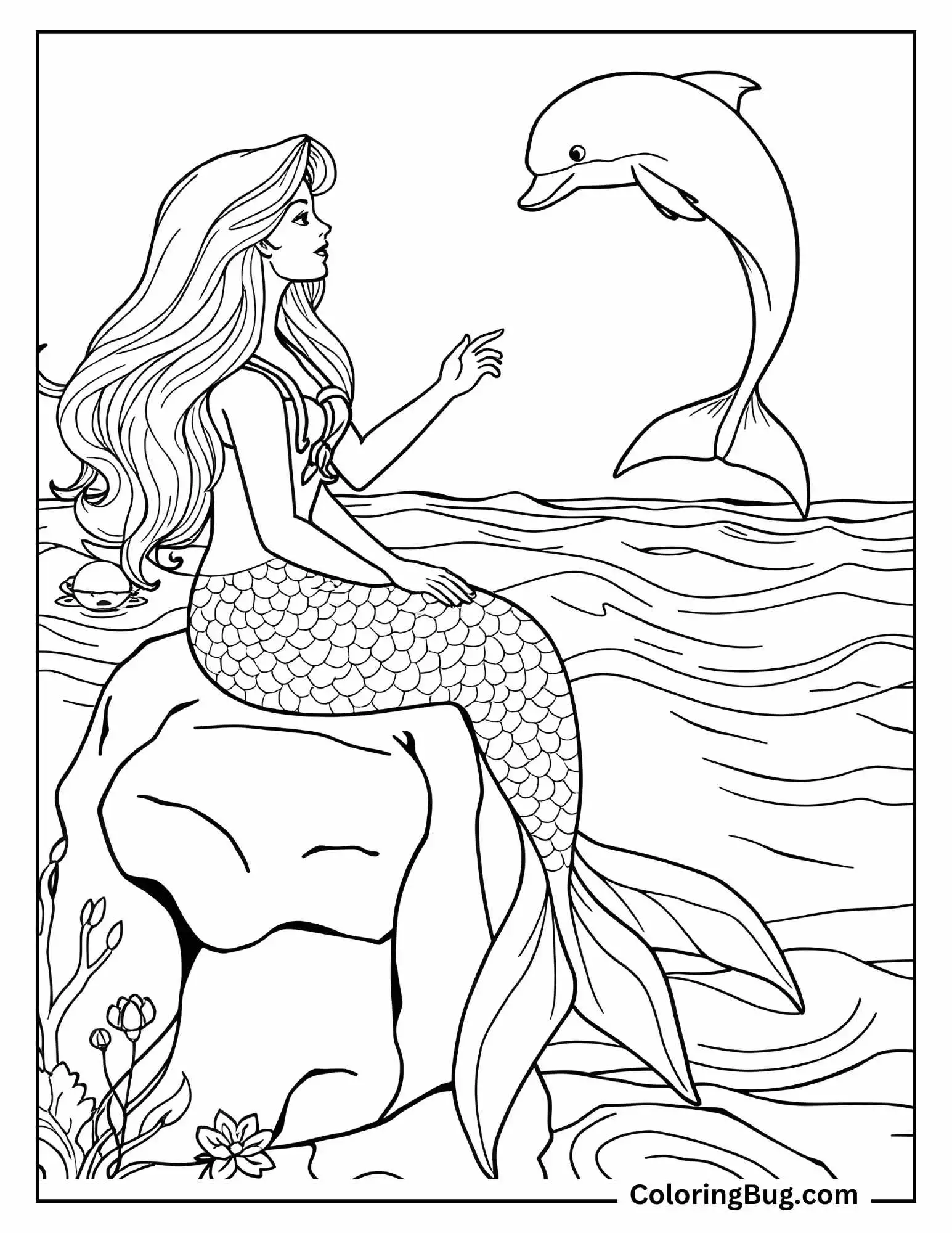 50 Dolphin Coloring Pages (Free Printable PDFs)