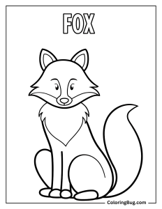 50 Fox Coloring Pages (Free Printable PDFs)