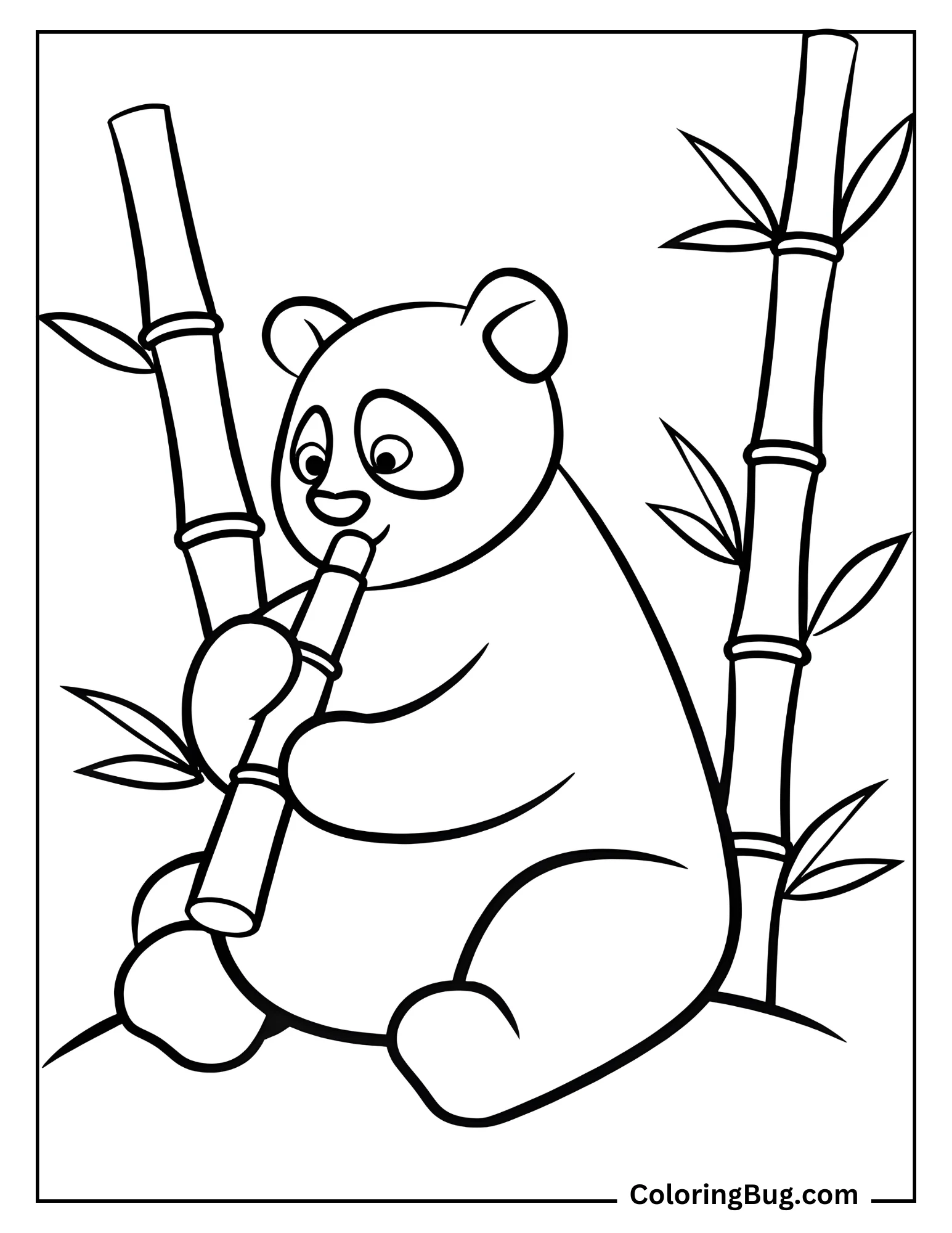 24 Panda Coloring Pages (Free Printable PDFs)