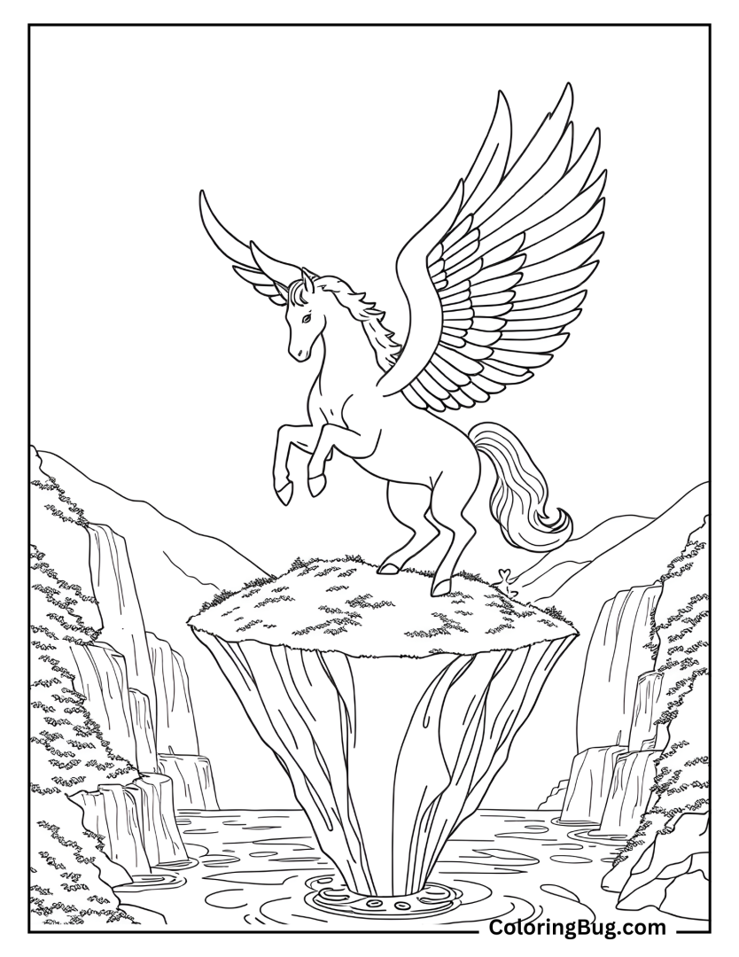 50+ Pegasus Coloring Pages (Free Printable PDFs)