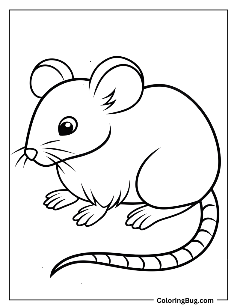 40 Mouse Coloring Pages (Free Printable PDFs)