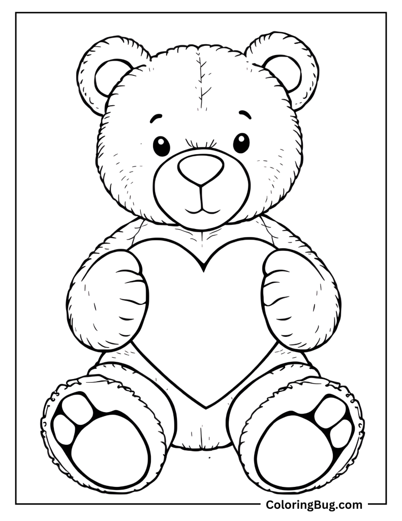 40  Hearts and Flowers Coloring Pages (Free Printable PDFs)