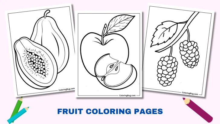 Fruit Coloring Pages