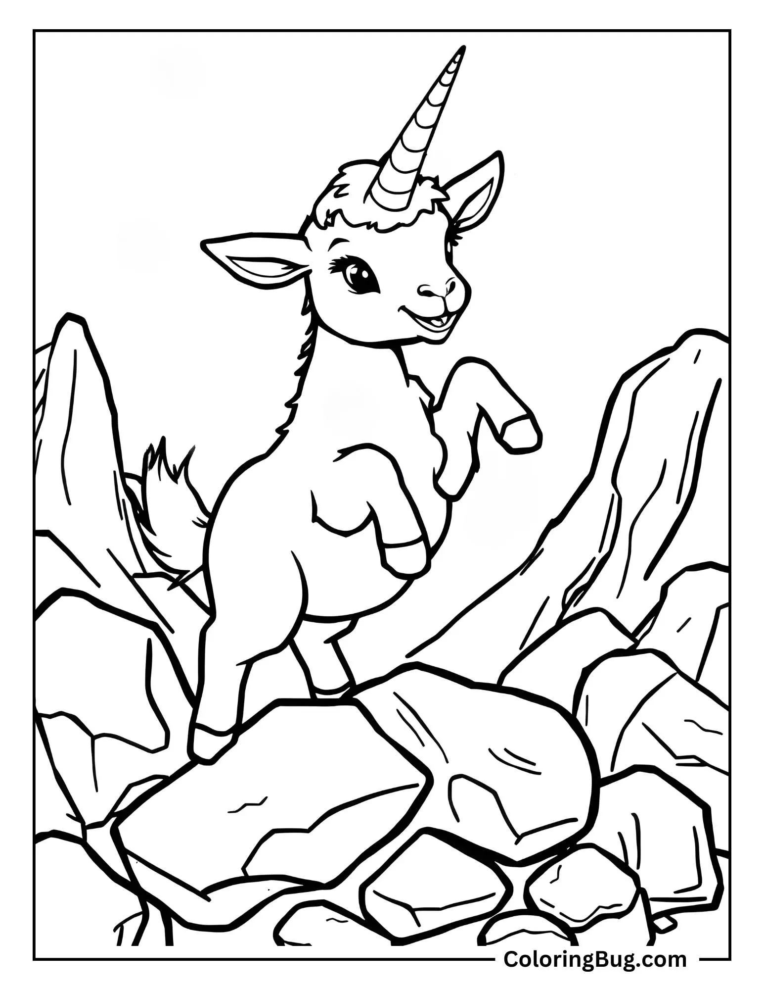30 Baby Animal Unicorn Coloring Pages (Free Printable PDFs)