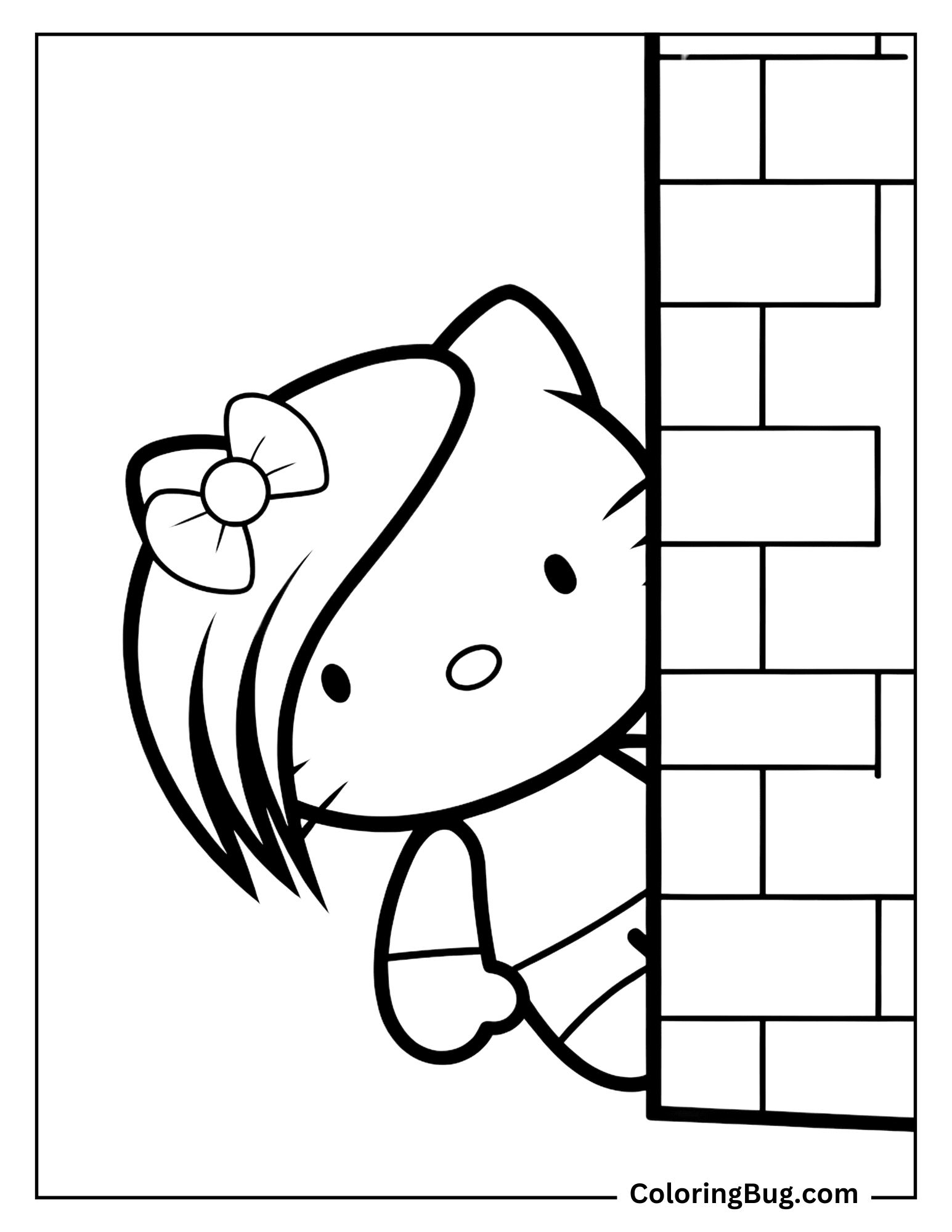 20 Emo Hello Kitty Coloring Pages (Free Printable PDFs)