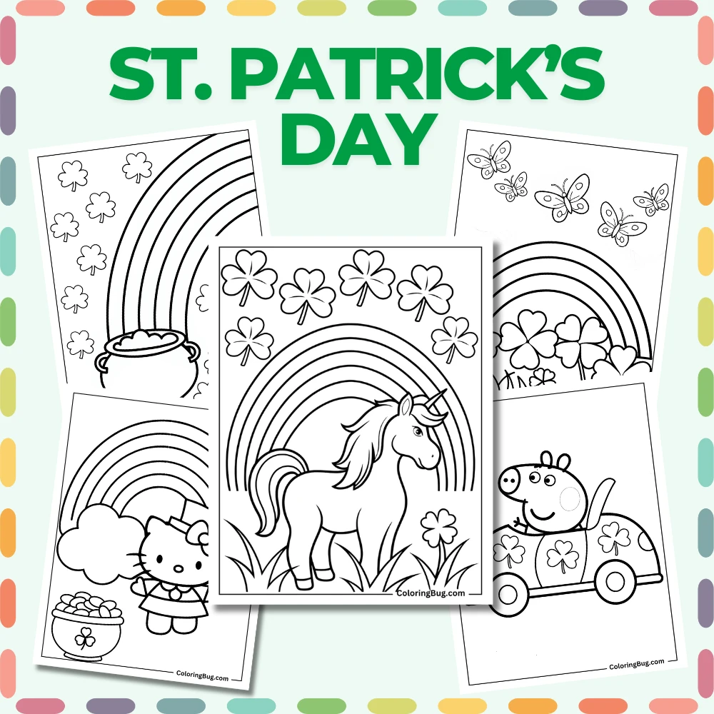 Featured St. Patrick's Day Coloring Pages