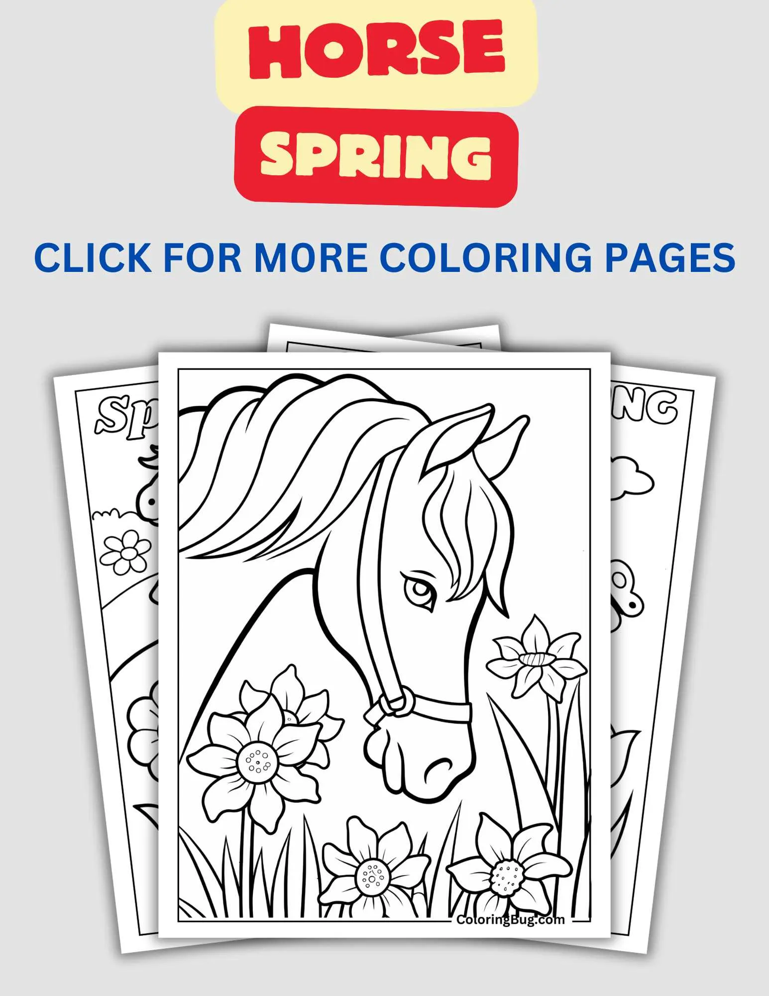 160 Horse Coloring Pages (Free Printable PDFs)
