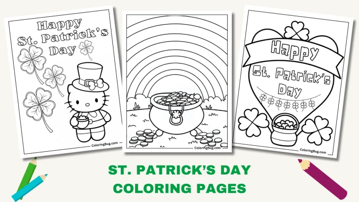 375+ St. Patrick’s Day Coloring Pages (Free Printable PDFs)
