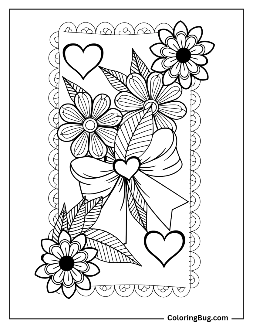 18 Valentines Coloring Pages for Adults (Free Printable PDFs)