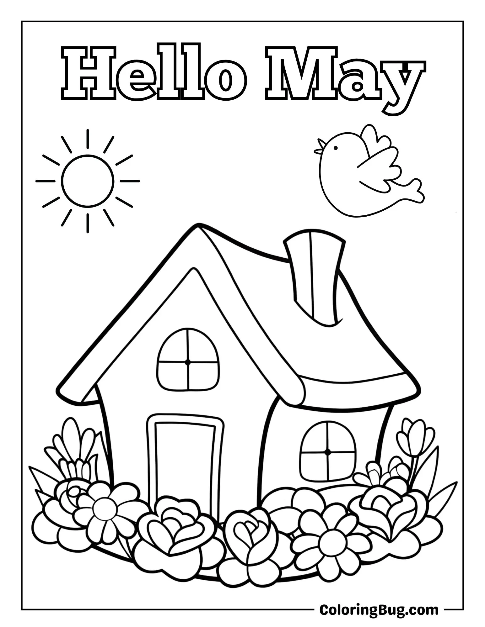 60 May Coloring Pages (Free Printable PDFs)