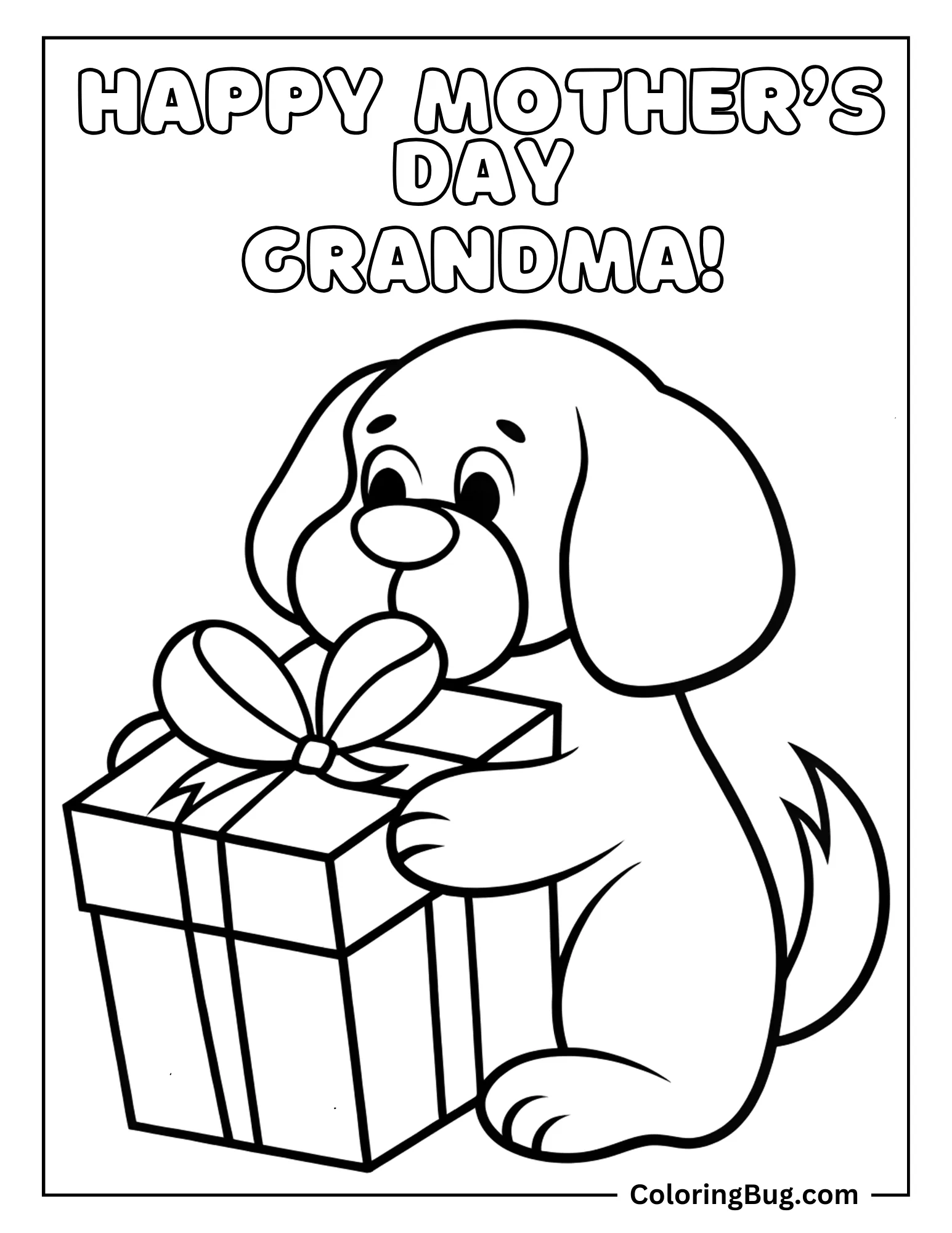 20 Grandma Mother's Day Coloring Pages (Free Printable PDFs)