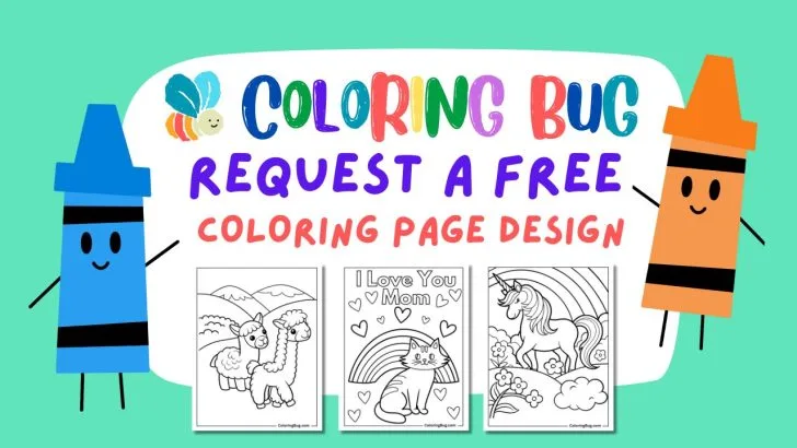 Request a Free Coloring Page Design (Printable PDFs)