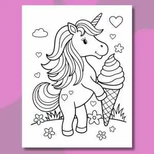 Unicorn Coloring Book Amazon A+ Content