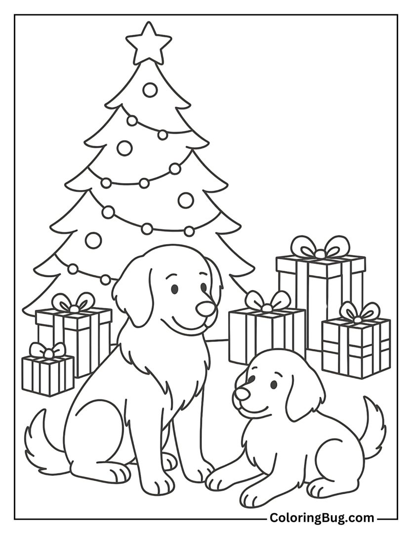 30 Golden Retriever Coloring Pages (Free Printable PDFs)