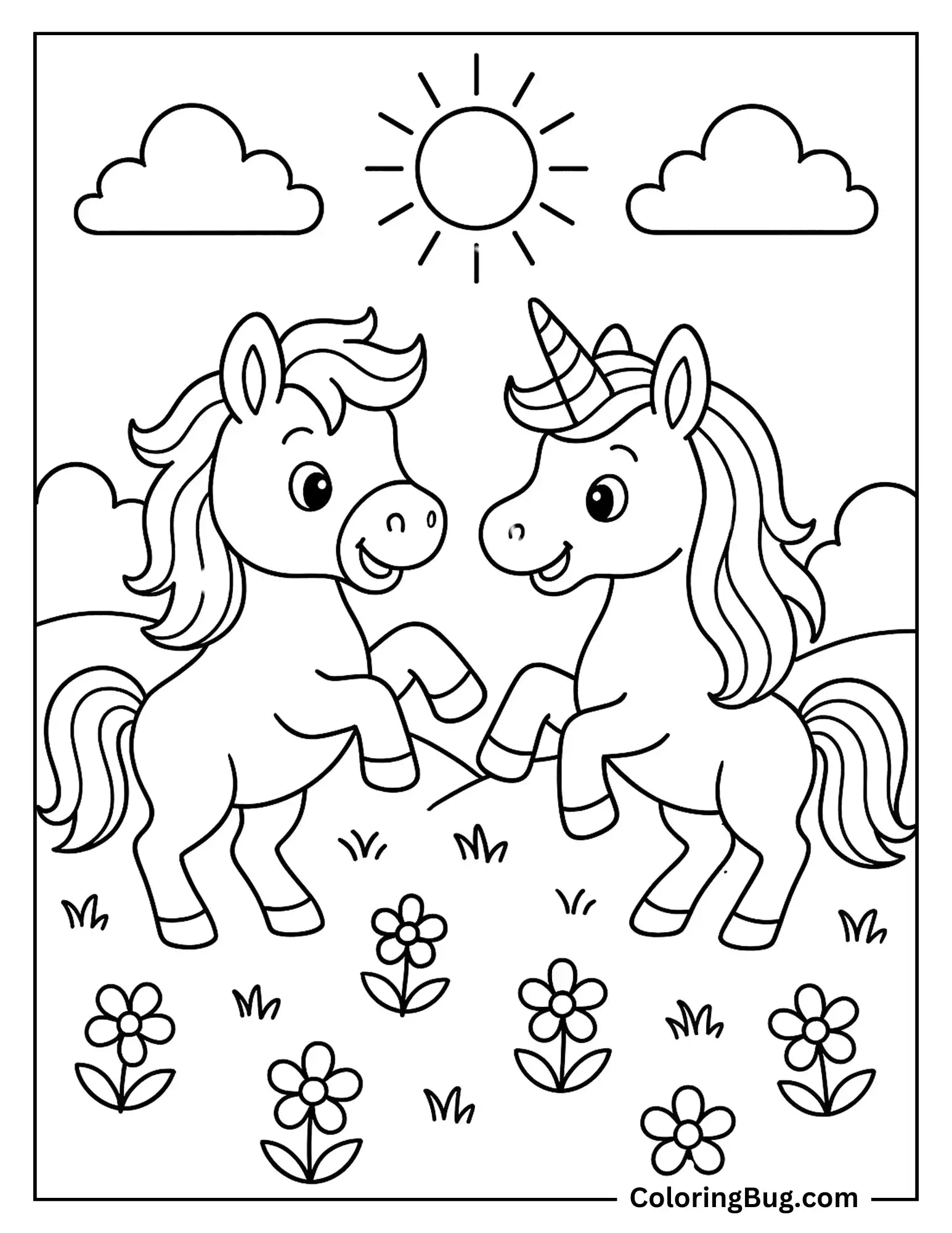 50 Horse Coloring Pages (Free Printable PDFs)