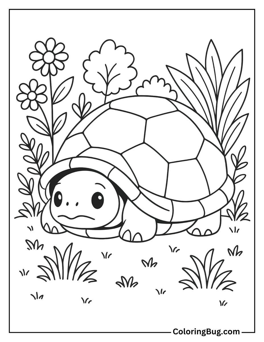 50 Turtle Coloring Pages (Free Printable PDFs)